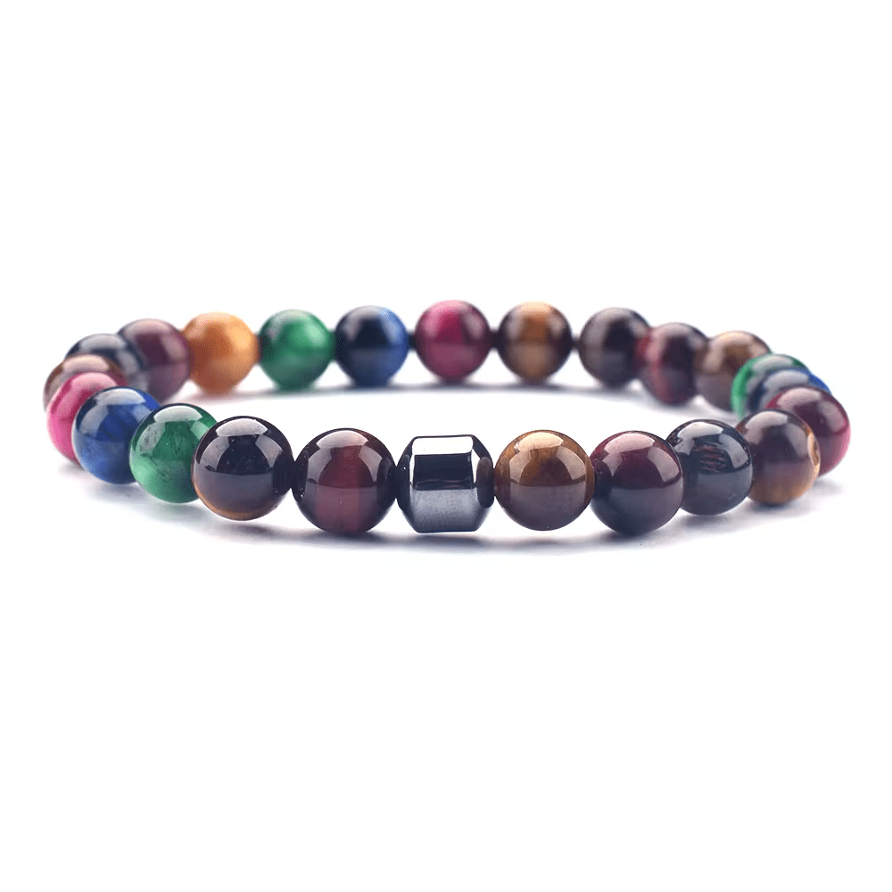 Pärlarmband prism färg