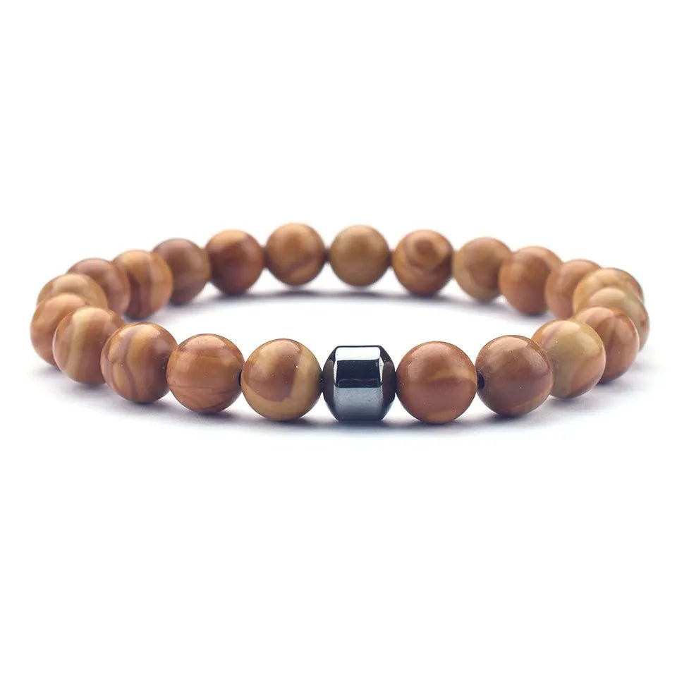 Pärlarmband chestnut färg