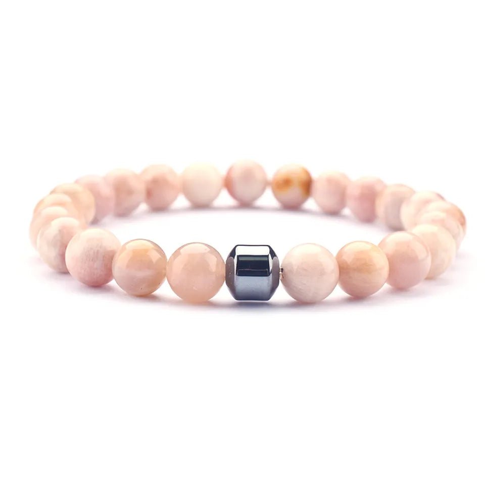 Pärlarmband coral färg