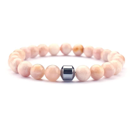 Pärlarmband coral färg