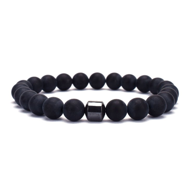 Pärlarmband onyx färg