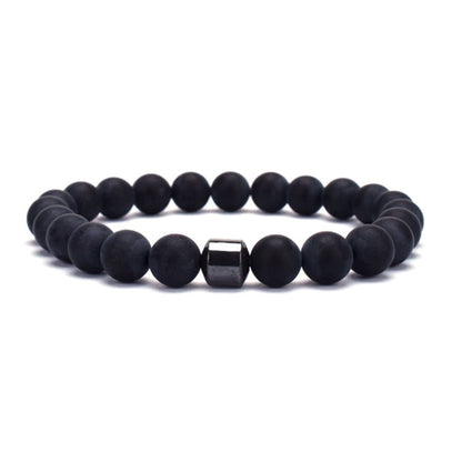 Pärlarmband onyx färg